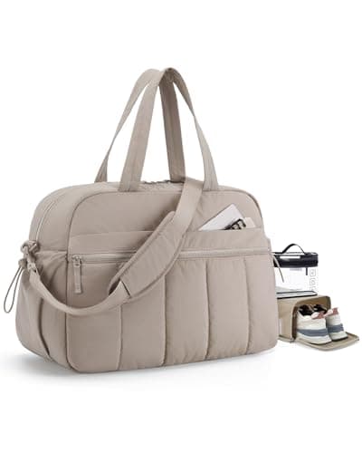 BAGSMART Weekender Duffel with Shoe Bag and Toiletry Bag