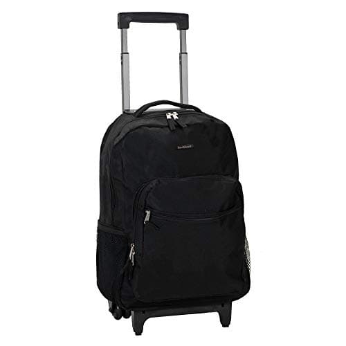 Rockland Double Handle 17" Rolling Backpack