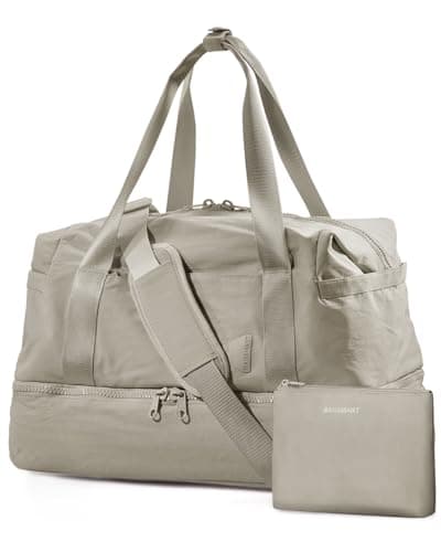 BAGSMART Weekender Travel Duffel with Shoe Compartment