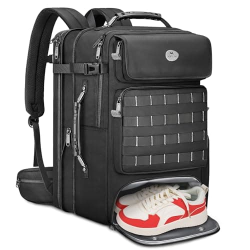 MATEIN 52L Expandable Travel Backpack with Shoe Compartment