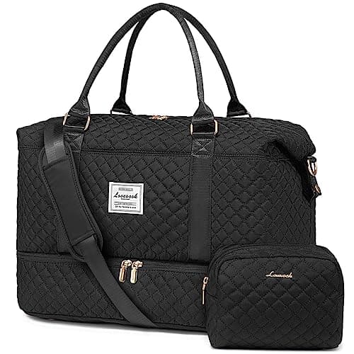 LOVEVOOK Travel Duffle Weekender with Wet Pocket