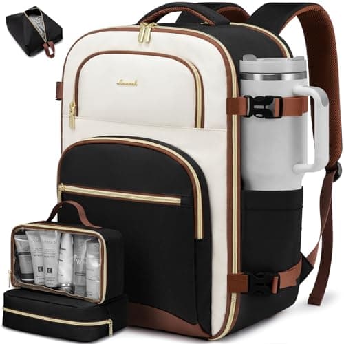 LOVEVOOK 40L Travel Backpack with 3 Packing Cubes